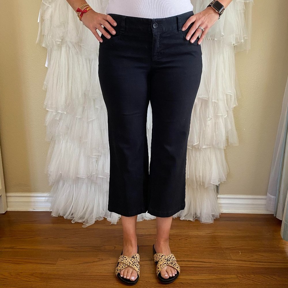 Banana Republic - Black Cropped Pant